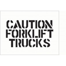 Stencil Kit - Caution - Forklift Trucks