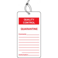 QC Tag - Quarantine (Pack of 10)
