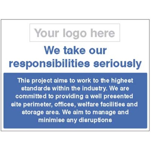 We Take Our Responsibilities Seriously - Well Maintained Site