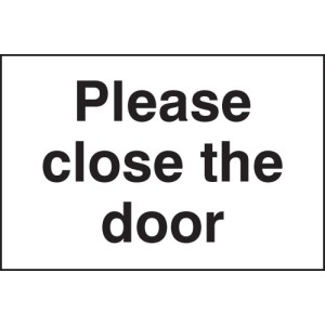 Please Close the Door
