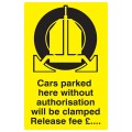 Cars Parked Clamped - (Insert Release Fee)