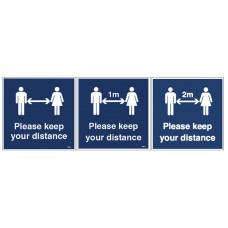 Please Keep your Distance - 0 / 1m / 2m Options