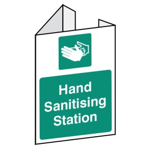 Hand Sanitising Station - Projecting Sign