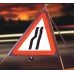 Fold Up Sign - Road Narrows Left
