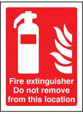 Fire Extinguisher Do Not Remove