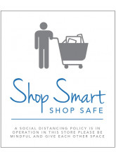 Shop Smart - Social Distancing Policy is in Operation
