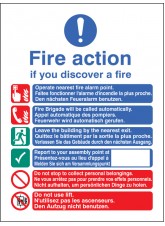 Multi-lingual Fire Action Auto with Lift
