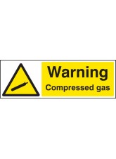 Warning Compressed Gas