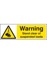 Warning Stand Clear of Suspended Loads