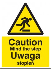 Caution Mind the Step (English / Polish)