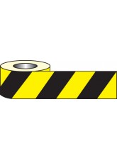 Anti Slip Tape - Black / Yellow Hazard - 18m x 50mm