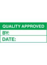 Roll of 100 Quality Approved Labels - 50 x 20mm